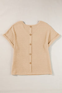Women's V Neck Dolman Sweater, Short Sleeve Tunic Pullover Top, Lightweight Knit Sweater Blouse