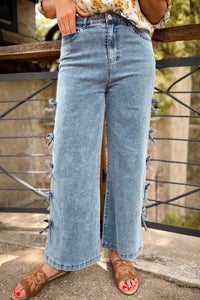 straight loose jeans