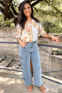 straight loose jeans