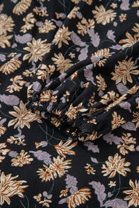 black floral dress