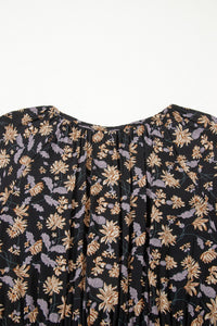 black floral dress
