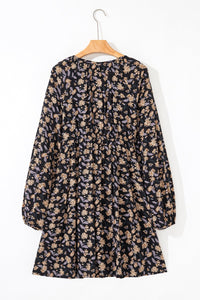 black floral dress