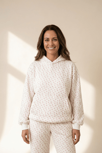 Women's Ditsy Floral Hoodie and Jogger Loungewear Set