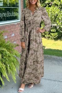retro floral dress