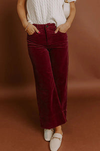 solid color pants