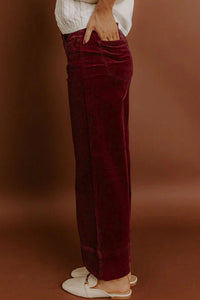 solid color pants
