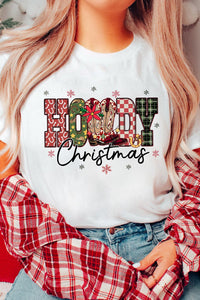 Christmas graphic t shirt