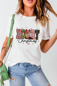 Christmas graphic t shirt