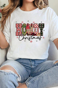 Christmas graphic t shirt