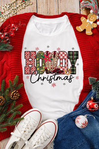 Christmas graphic t shirt