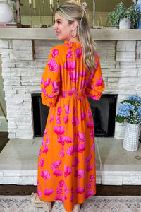 floral long dress