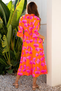 floral long dress