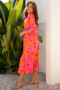 floral long dress