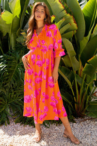 floral long dress