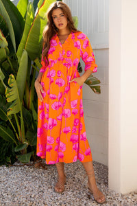 floral long dress