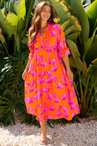 floral long dress