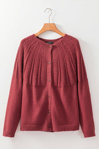 solid color cardigan