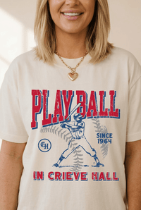 Women's Retro Crieve Hall Baseball Graphic Tee
