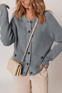 grey chunky cardigan
