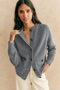 grey chunky cardigan