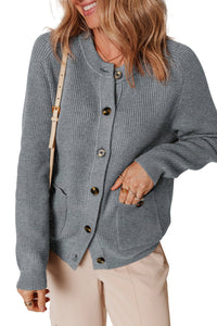 grey chunky cardigan