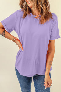 womens crew neck t shirt