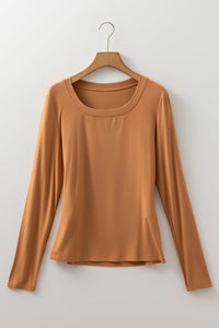 long sleeve fitted top