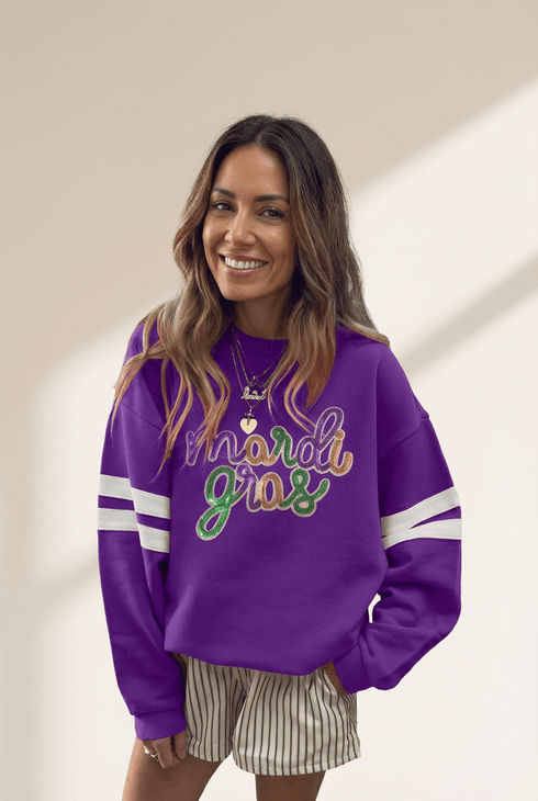 mardi gras sweatshirt