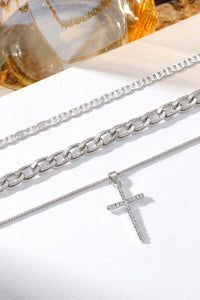 silver plated necklace