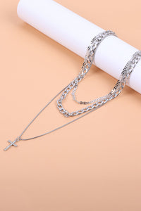 silver plated necklace