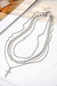 silver plated necklace