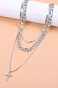 silver plated necklace