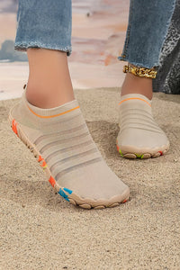 White Breathable Mesh Knit Doddle Anti-Slip Outdoor Water Shoes