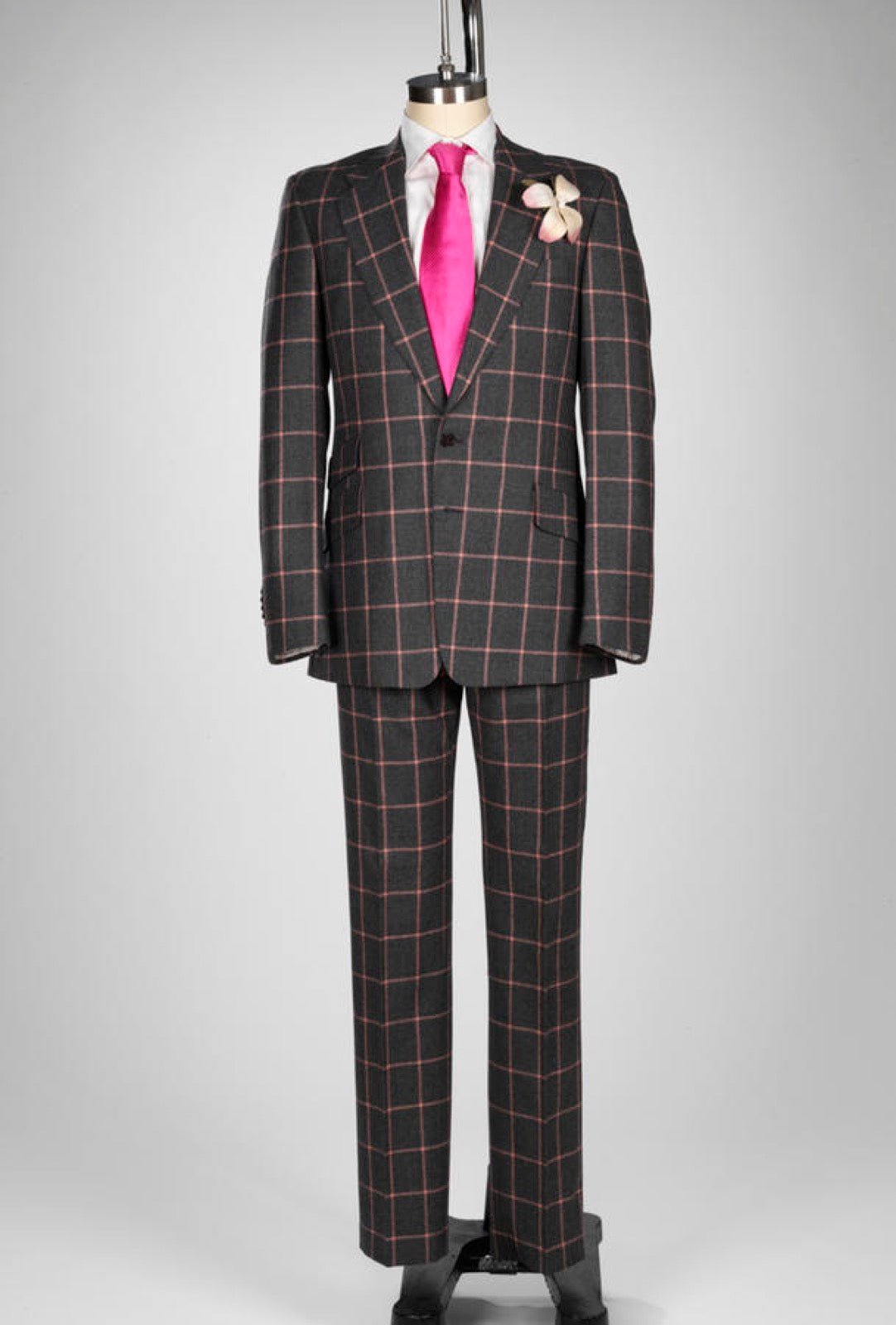 Paul Smith suit jacket with notched lapel cut into the jacket collar.