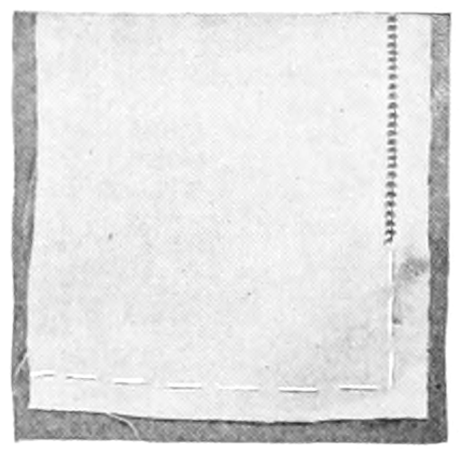 Basting with self-colored thread stabilizing curved seam edge before sewing.