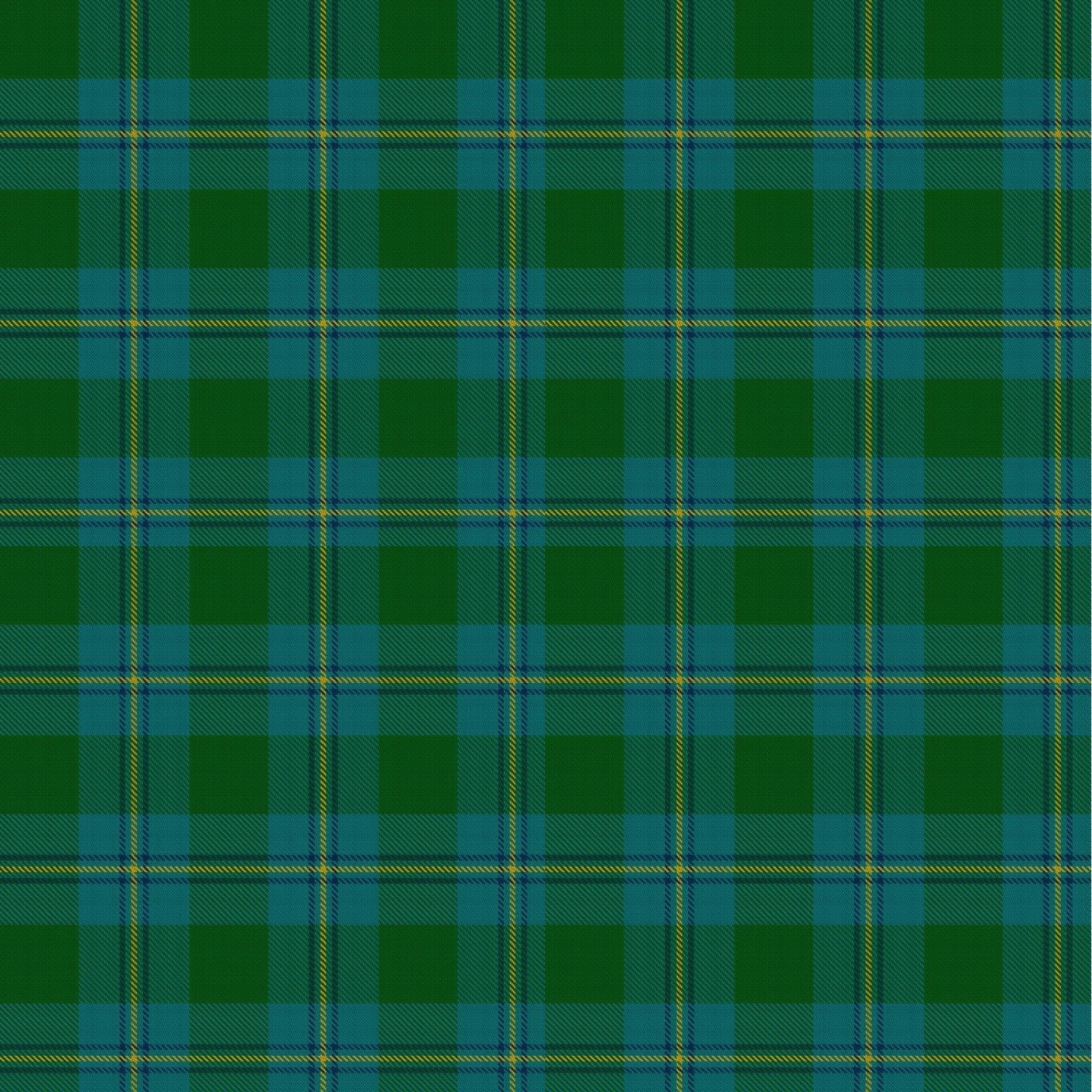 Irving of Bonshaw tartan pattern registered in the Scottish Tartan Registry.