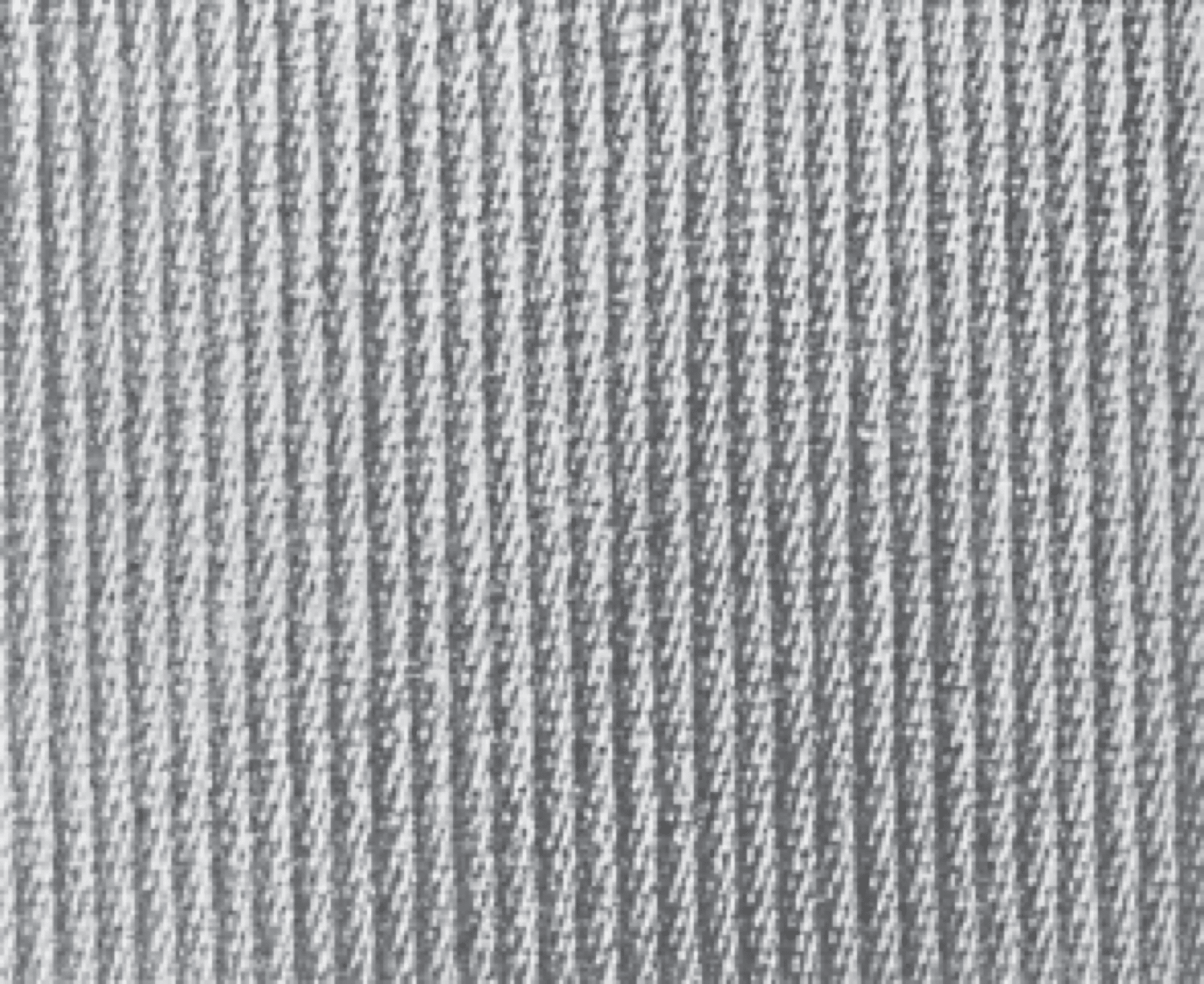 Weave diagram showing prominent lengthwise cord ribs from weft dominance.
