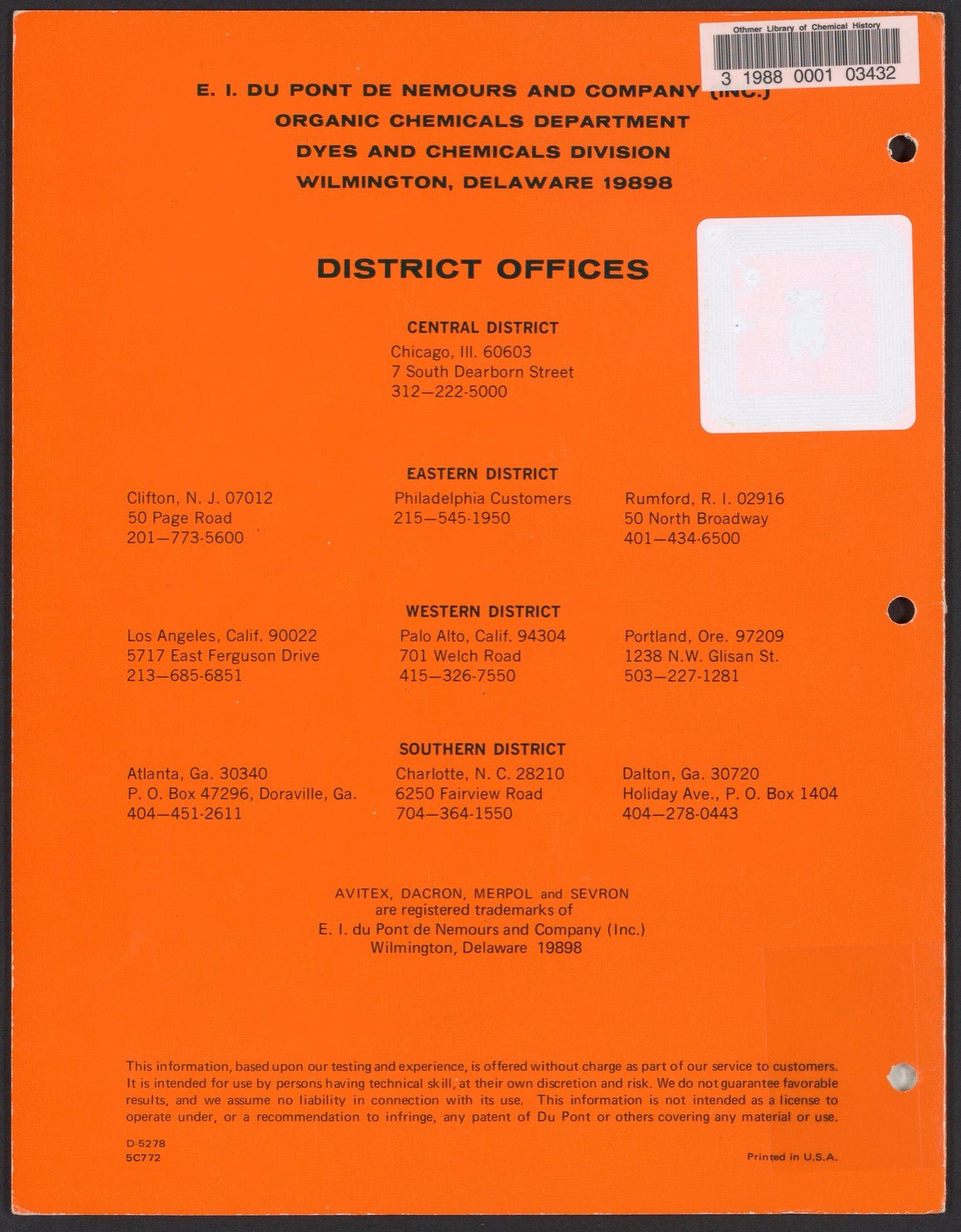 Ciba Sevron disperse dye shade chart on Dacron polyester fiber samples.